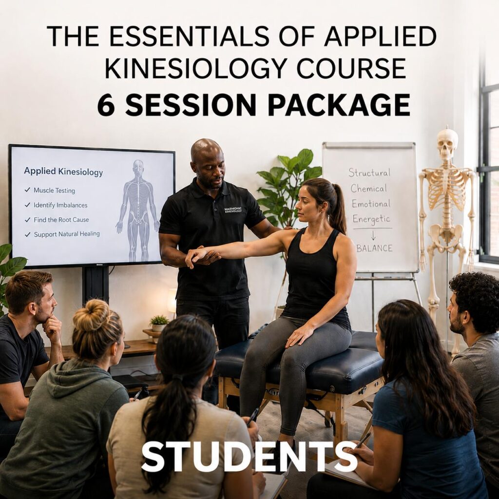 Applied Kinesiology 100 hour course - 6 session package for students