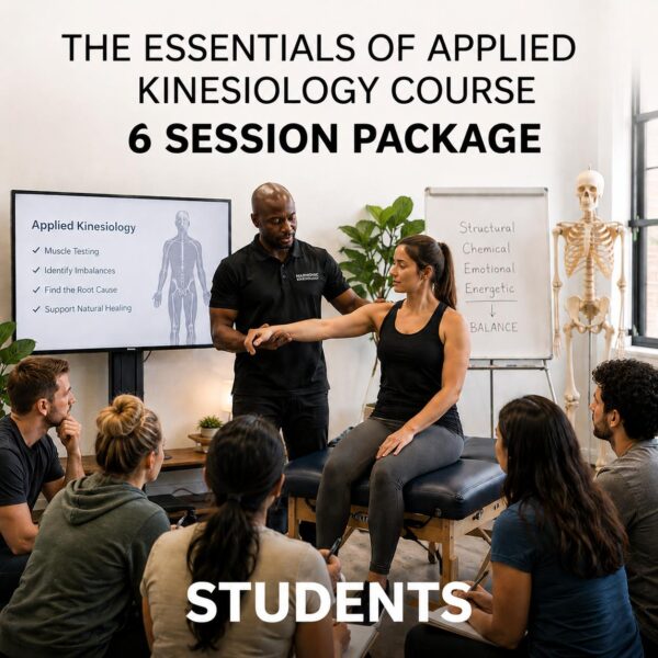 Applied Kinesiology 100 hour course - 6 session package for students
